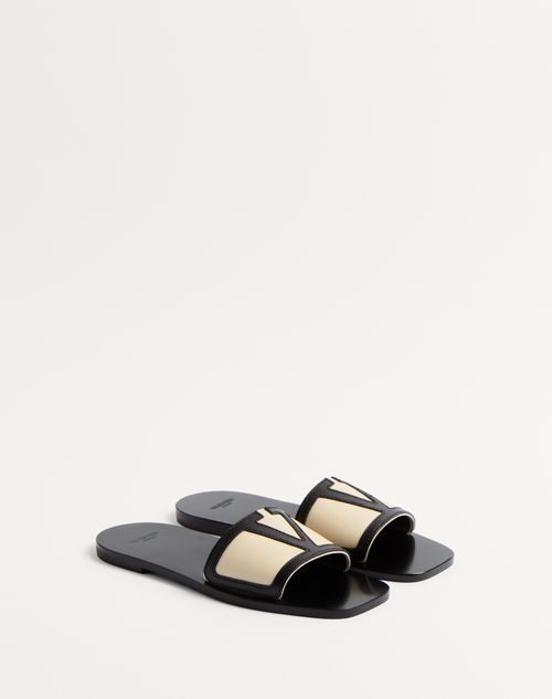 Valentino SANDALIA SIN TALÓN VIVA SUPERSTAR DE CUERO NAPA En oferta