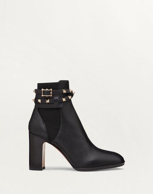 Valentino BOTINES ROCKSTUD DE BECERRO GRANEADO 90 MM