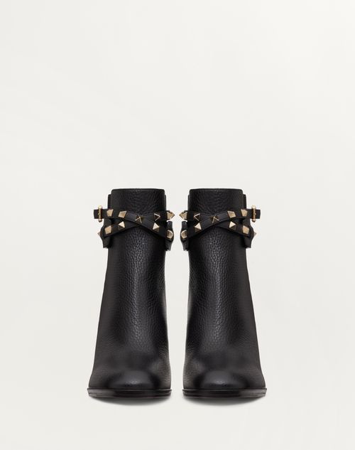 Valentino BOTINES ROCKSTUD DE BECERRO GRANEADO 90 MM COMPRAR AHORA