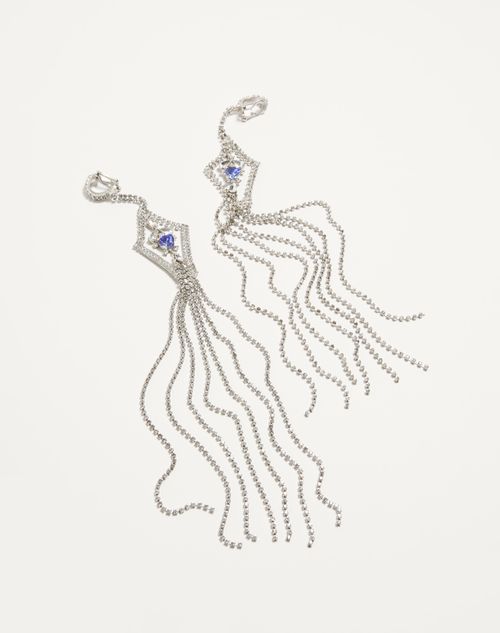 Valentino ARETES RÊVE RADIEUX DE METAL Y CRISTAL Oferta especial de fábrica