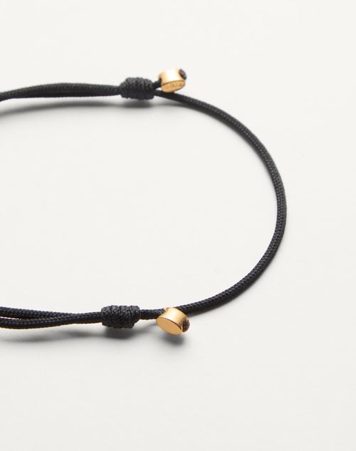 Valentino PULSERA VALENTINO GARAVANI FIL PERDU DE ALGODÓN ENCERADO Promoción trimestral