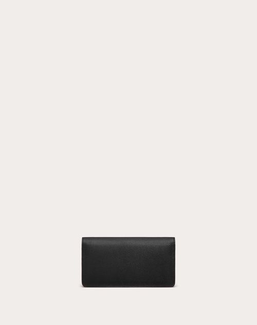 Valentino CARTERA CON CADENA VLOGO SIGNATURE DE PIEL DE BECERRO GRANULADA Oferta exclusiva