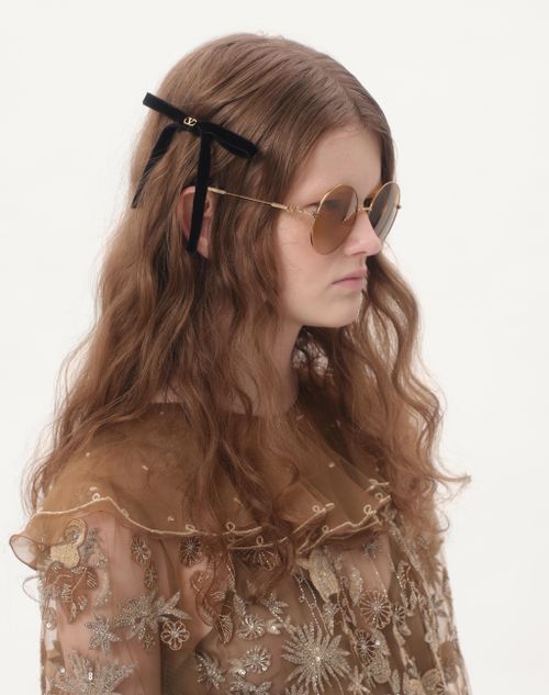 Valentino PINZA PARA EL CABELLO VLOGO SIGNATURE DE TERCIOPELO CON MOÑO Ofertas especiales