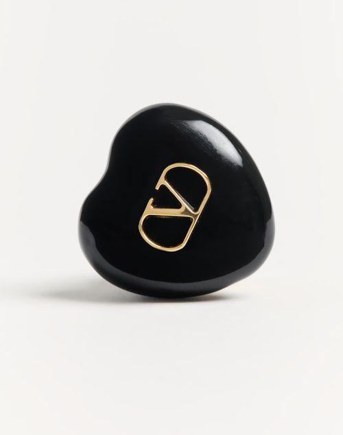 Valentino ARETES COEUR ROYAL DE METAL Y ESMALTE Envío gratis
