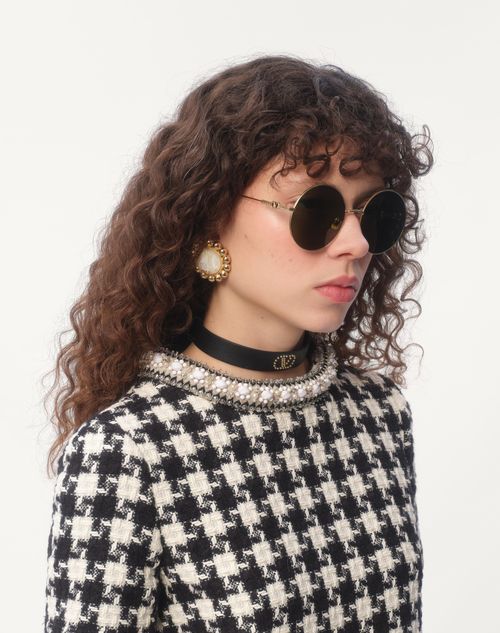Valentino ARETES PAS PLUS DE METAL Y PERLA Último día