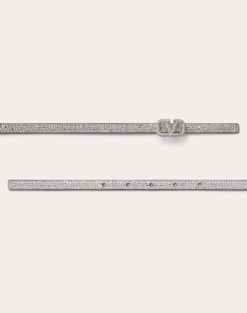 Valentino CINTURÓN DE 10 MM CON EL VLOGO SIGNATURE Limitado a 3 días