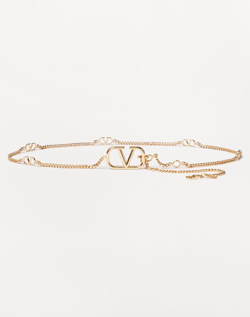 Valentino CINTURÓN DE CADENA CON EL VLOGO SIGNATURE