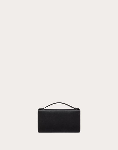 Valentino CARTERA CON CADENA VLOGO SIGNATURE DE PIEL DE BECERRO GRANULADA COMPRAR AHORA