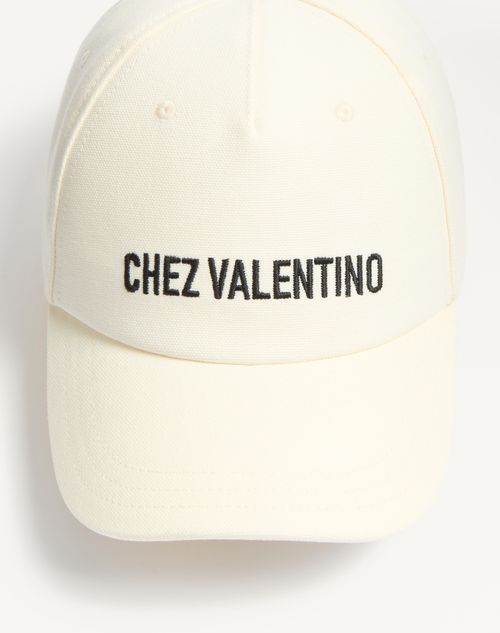 Valentino GORRA DE BÉISBOL CHEZ VALENTINO DE ALGODÓN Descuentos del mes