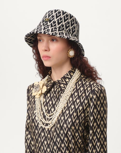 Valentino SOMBRERO DE PESCADOR TOUTE LA V DE LANA Última moda