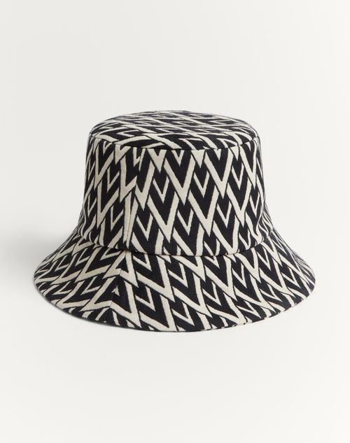 Valentino SOMBRERO DE PESCADOR TOUTE LA V DE LANA Última moda