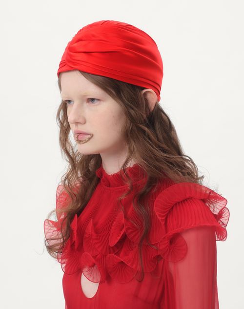 Valentino TURBANTE DE SEDA RÍGIDO Rebajas de fin de temporada