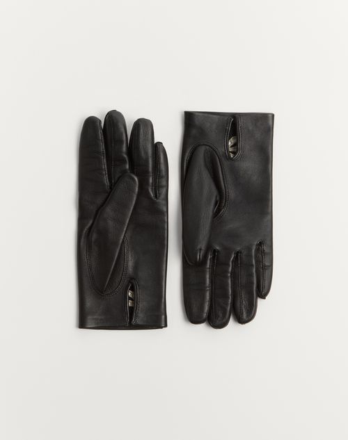 Valentino GUANTES VLOGO SIGNATURE DE CUERO NAPA Rebajas