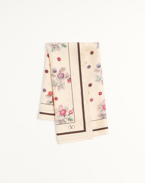 Valentino CHALINA DE SEDA PAPIER FLORAL