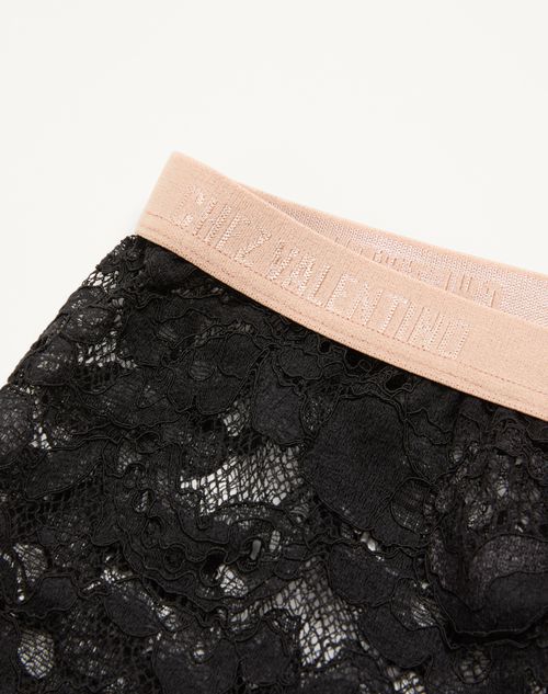 Valentino PANTIMEDIAS DE ENCAJE REBRODÉ Oferta especial de fábrica