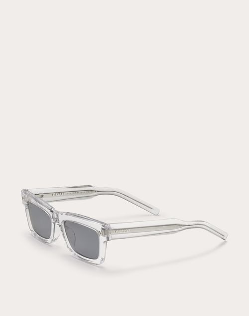 Valentino V-SHARP MARCO RECTANGULAR DE ACETATO Descuentos del mes