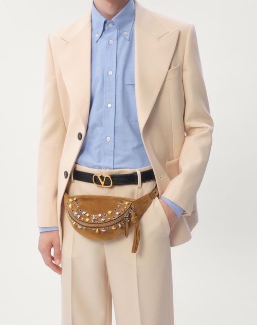 Valentino CHAQUETA DE GABARDINA DE LANA CON BOTONADURA SIMPLE Rebajas de fin de temporada