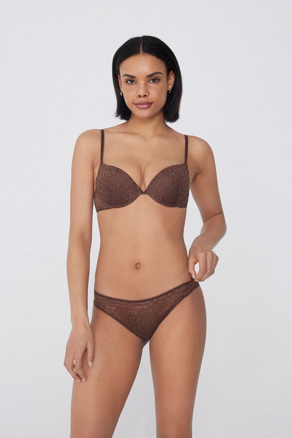 Tezenis Braguita Brasileña de Encaje Reciclado Envío internacional gratuito