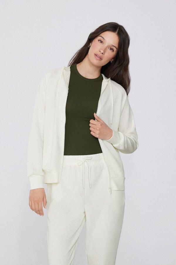 Tezenis Sudadera de Viscosa Suave con Cremallera y Capucha Oferta especial de fábrica