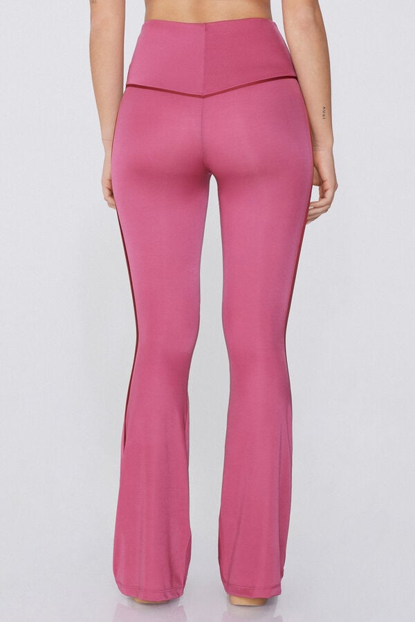Tezenis Leggings Flare Microfibra con Ribete Limitado a 3 días