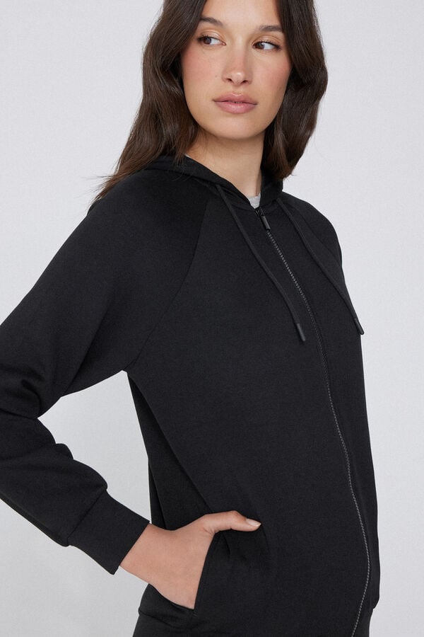 Tezenis Sudadera de Viscosa Suave con Cremallera y Capucha Precios de Black Friday