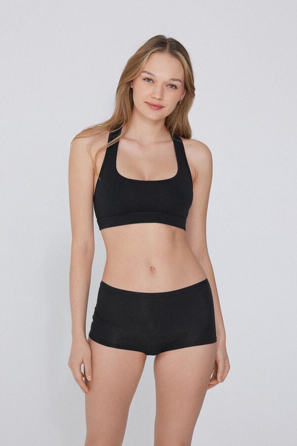 Tezenis Sujetador Brasier Escote Americano Algodón Elástico Última moda