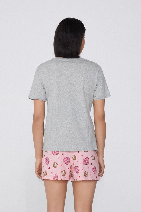 Tezenis Pijama Corto Manga Corta Algodón Estampado Dream Rebajas de fin de temporada