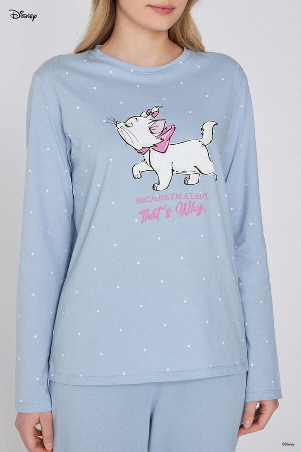 Tezenis Pijama Largo de Algodón con Estampado Disney Aristogatos Ventas relámpago