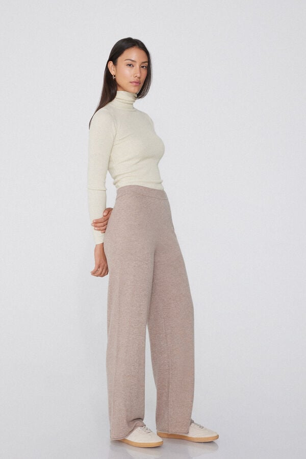 Tezenis Pantalón Palazzo Grueso con Lana Rebajas top