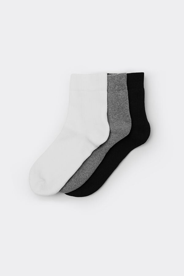 Tezenis 3 Pares Calcetines Cortos Algodón Término Mujer Último día