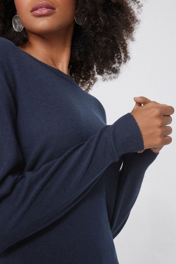 Tezenis Jersey Abrigado con Lana Manga Larga Cuello Redondo Solo queda un día