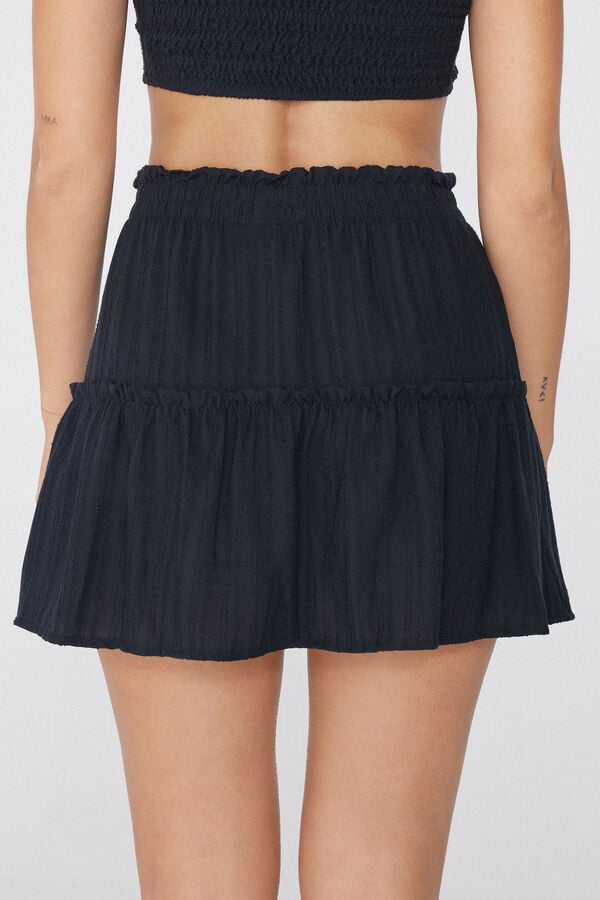 Tezenis Minifalda con Volante de Tela con Efecto 3D ÚLTIMAS EDICIONES