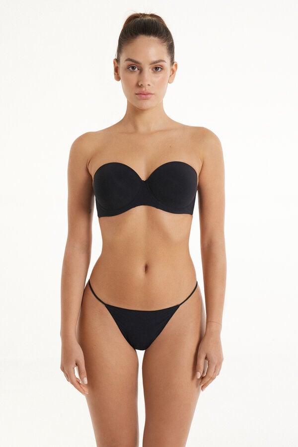 Tezenis Sujetador Bandeau con Relleno Ligero de Microfibra Reciclada Full Coverage Último día