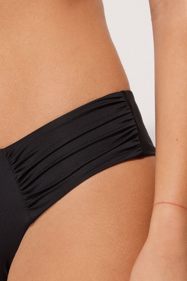 Tezenis Bikini Brasileño Alto y Reciclado con Frunce Lateral Precio de fábrica
