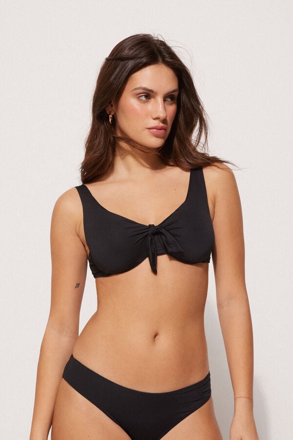 Tezenis Sujetador de Bikini Balconette de Microfibra Reciclada con Lazo Liquidación