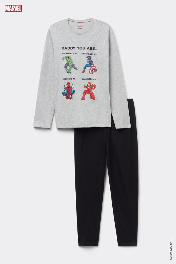 Tezenis Pijama Largo de Algodón con Estampado Integral Avengers COMPRAR AHORA