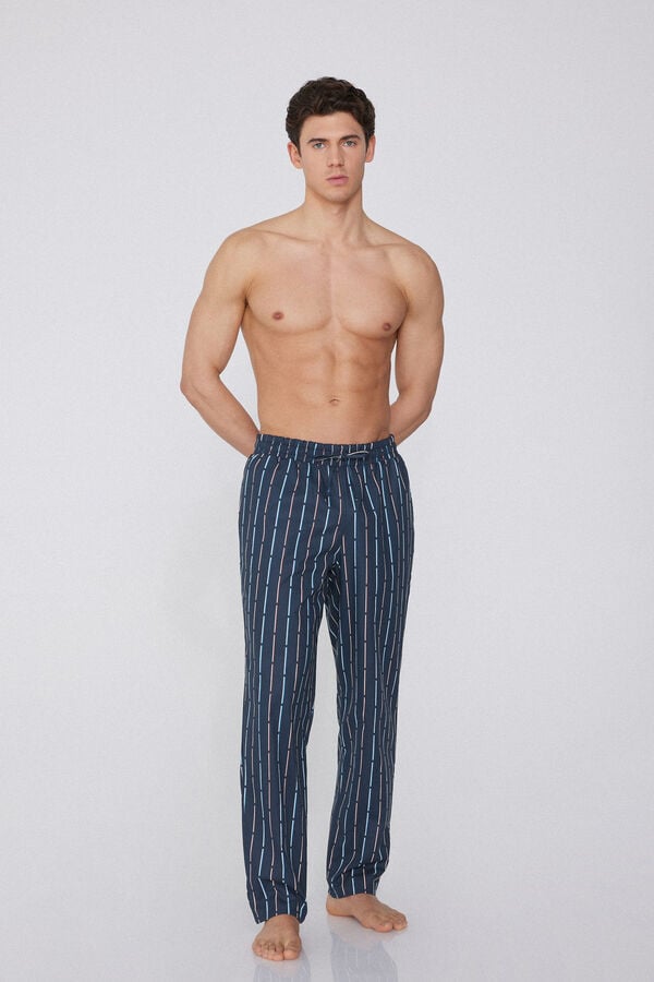 Tezenis Pantalón Largo de Tela de Algodón con Bolsillos Solo hoy