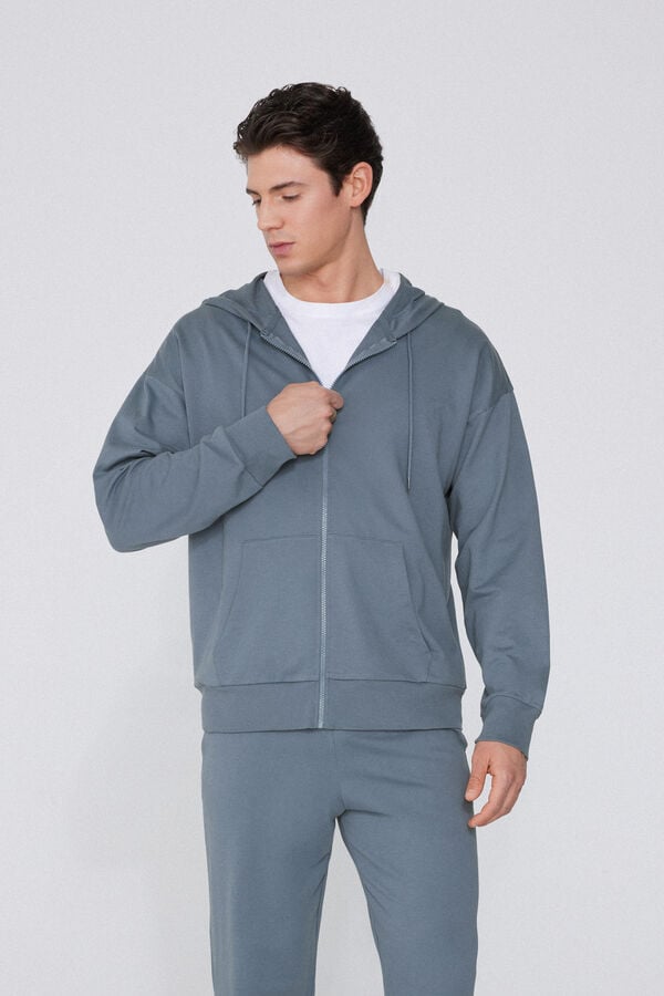 Tezenis Sudadera de Manga Larga con Cremallera y Capucha Promoción trimestral