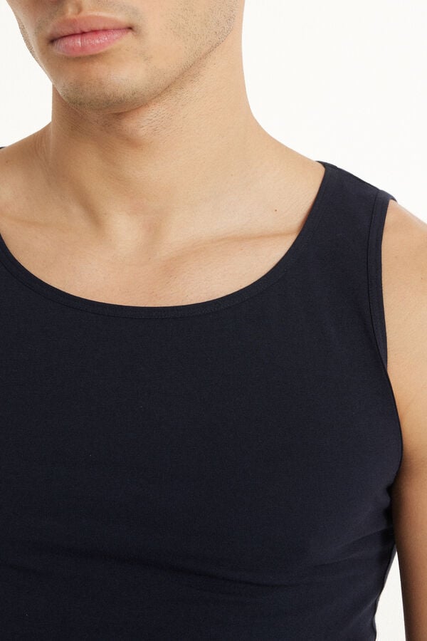 Tezenis Camiseta de Tirantes Anchos de Algodón Elástico En oferta