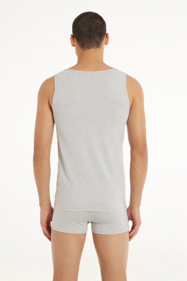 Tezenis Camiseta de Tirantes Anchos de Algodón Elástico Libre de impuestos