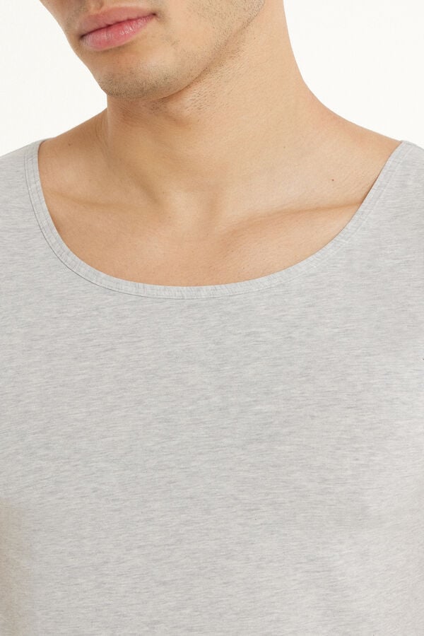 Tezenis Camiseta de Tirantes Anchos de Algodón Elástico Libre de impuestos