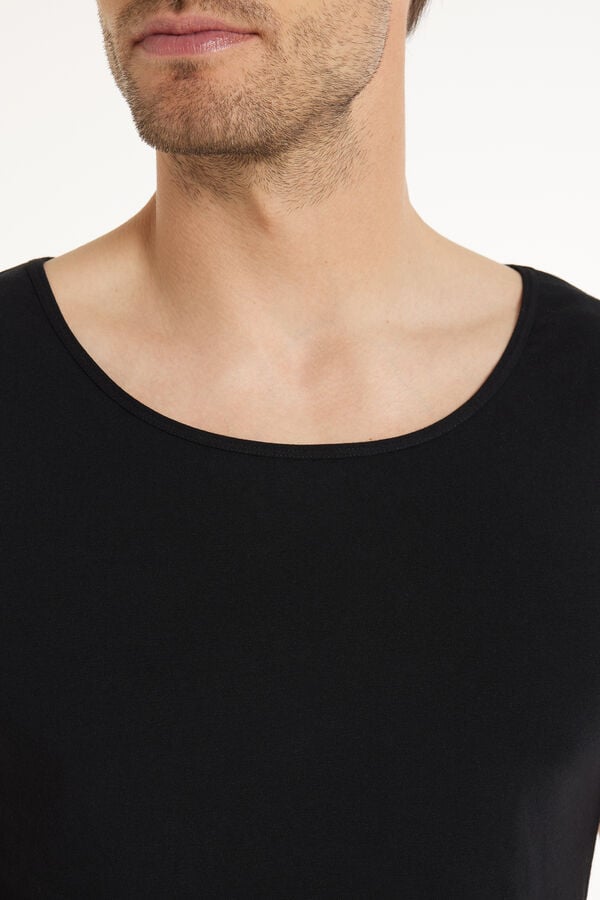 Tezenis Camiseta de Tirantes Anchos de Algodón Elástico Descuentos del mes