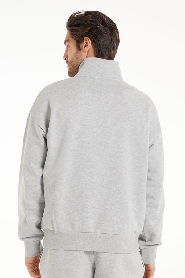 Tezenis Sudadera Gruesa de Manga Larga con Cremallera y Estampado Precio ultrabajo