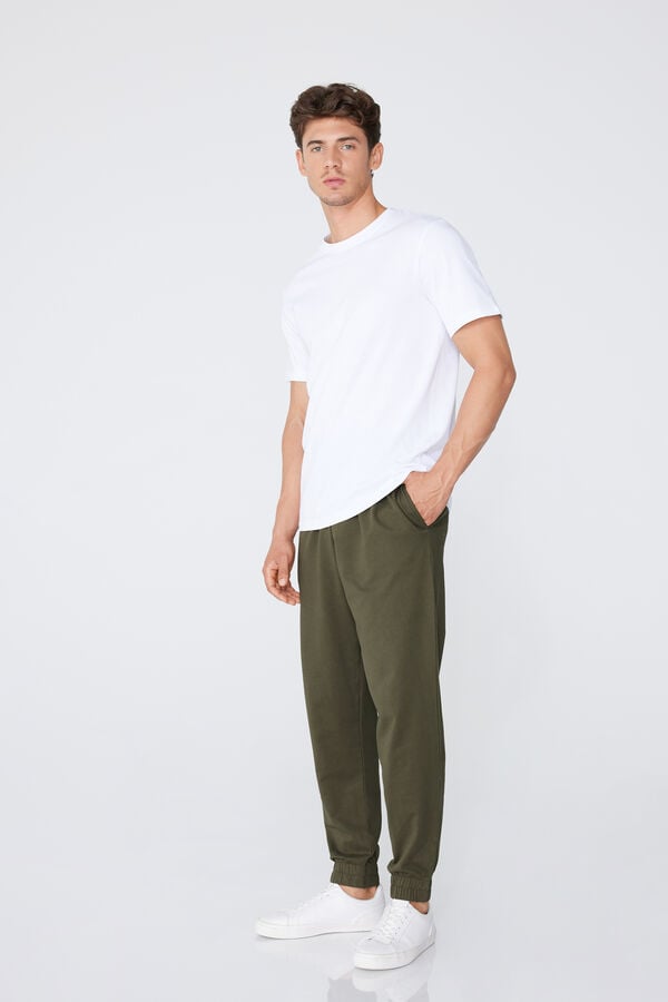 Tezenis Pantalones Largos de Felpa con Bolsillos 2025