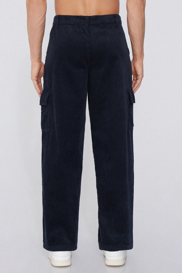 Tezenis Pantalones Largos Cargo Terciopelo Canalé Niña Superdescuento