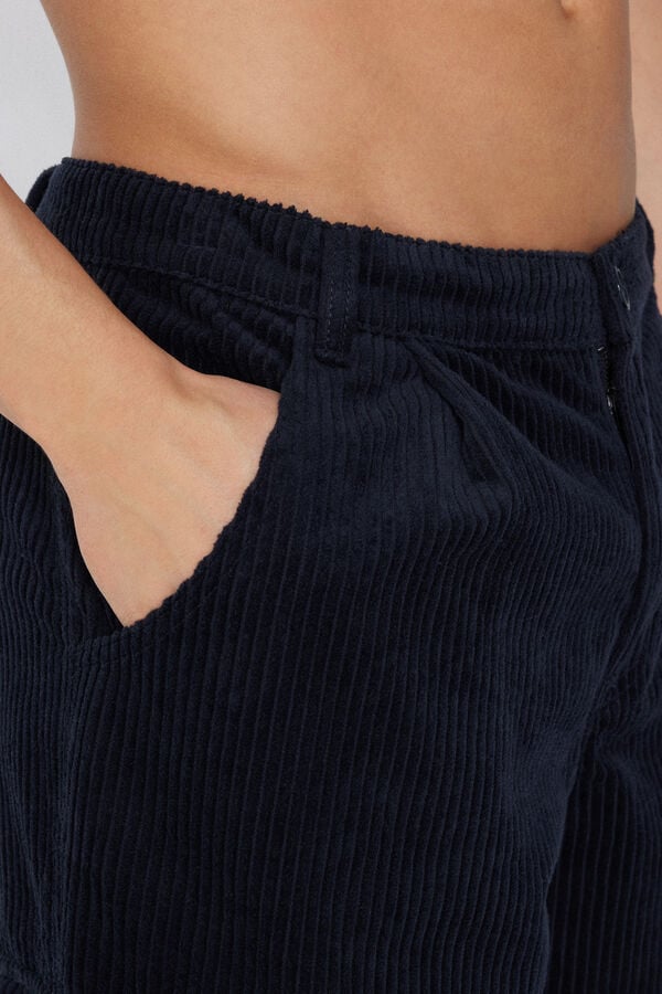 Tezenis Pantalones Largos Cargo Terciopelo Canalé Niña Superdescuento