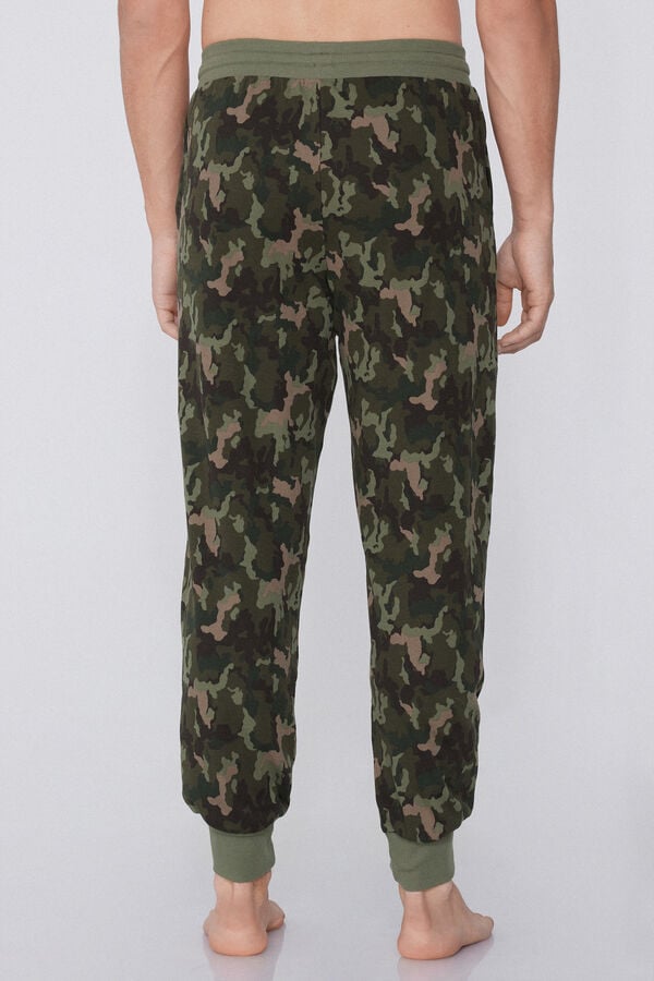 Tezenis Pantalón de Chándal de Algodón Grueso con Estampado y Bolsillos Grandes descuentos