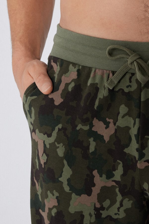 Tezenis Pantalón de Chándal de Algodón Grueso con Estampado y Bolsillos Grandes descuentos