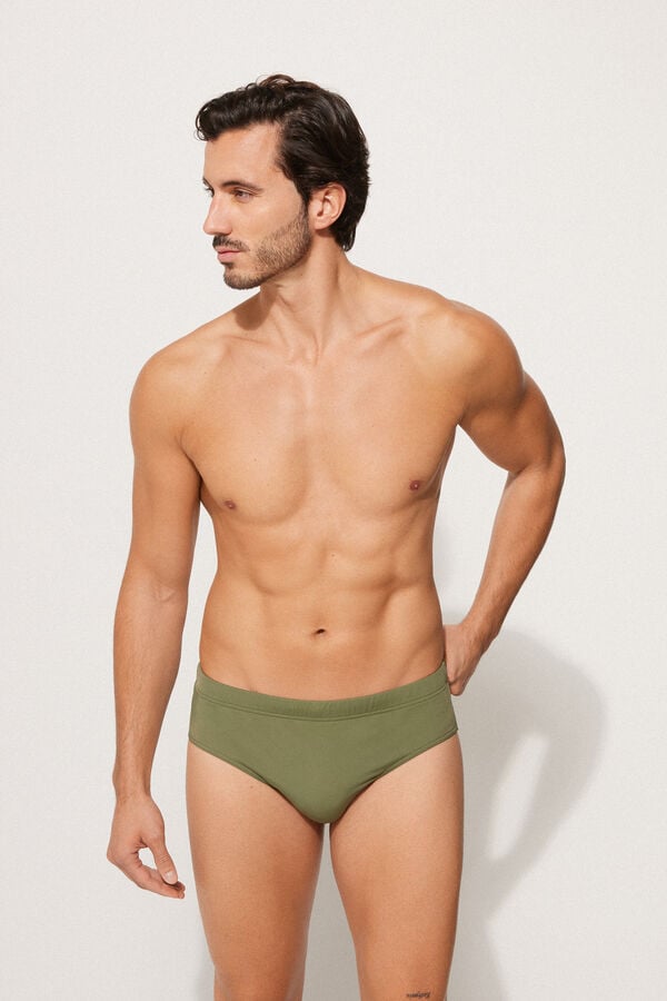 Tezenis Bañador de Slip Básico de Microfibra de Color Liso Limitado a 3 días