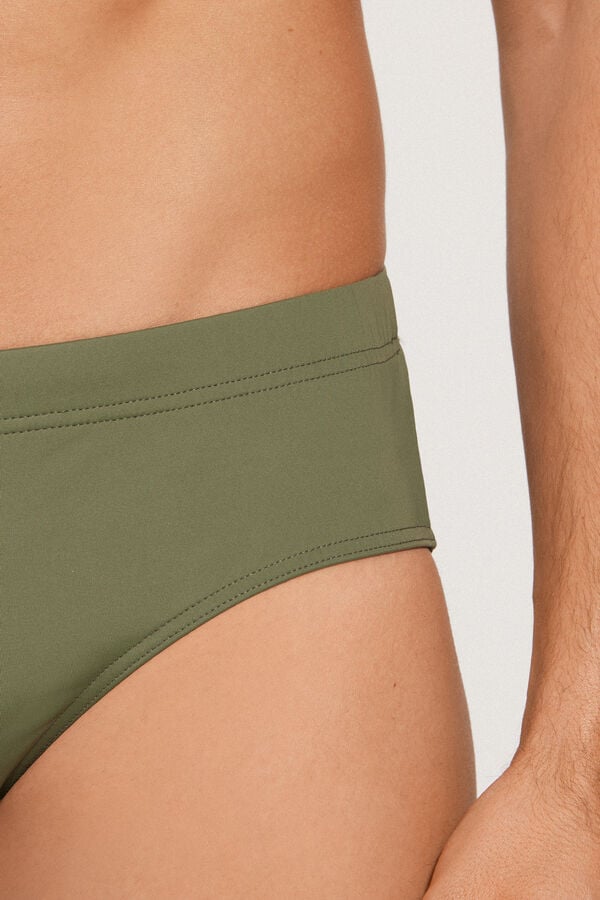 Tezenis Bañador de Slip Básico de Microfibra de Color Liso Limitado a 3 días